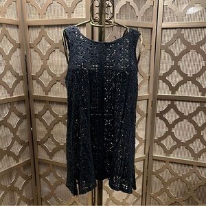 Black Open Knot Cover Up Dress